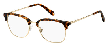 Premium Women Fossil Model Eyeglasses: Fos 7078/G - Matte Havana- SpecSMART Eye Clinic (Diagonal View)